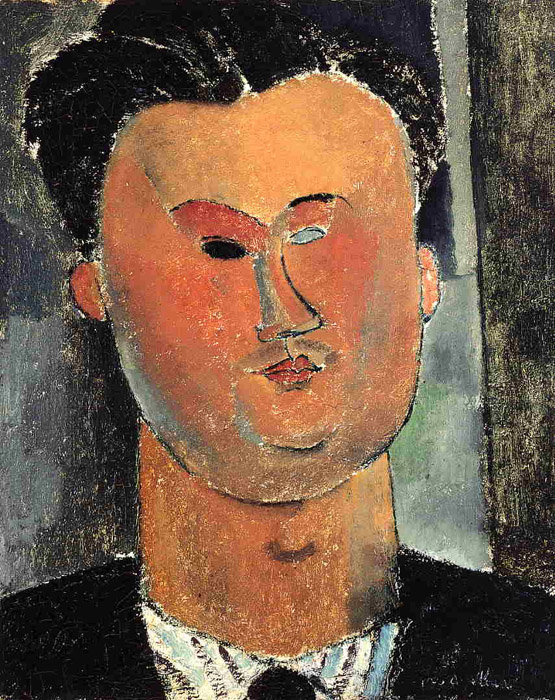 Amedeo Modigliani's paint, Pierre Riverdy,1915